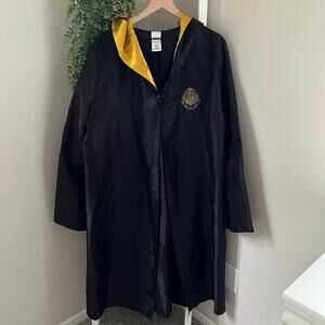 Harry Potter Hogwarts Black Robe Cape Adult Unisex One Size Halloween Costume